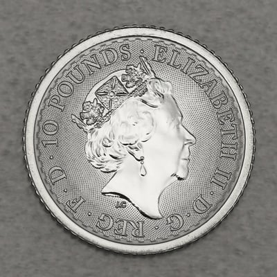 Platinmünze 1/10oz "Britannia" 2021 Elizabeth II. (Großbritannien) - Miniaturansicht 2