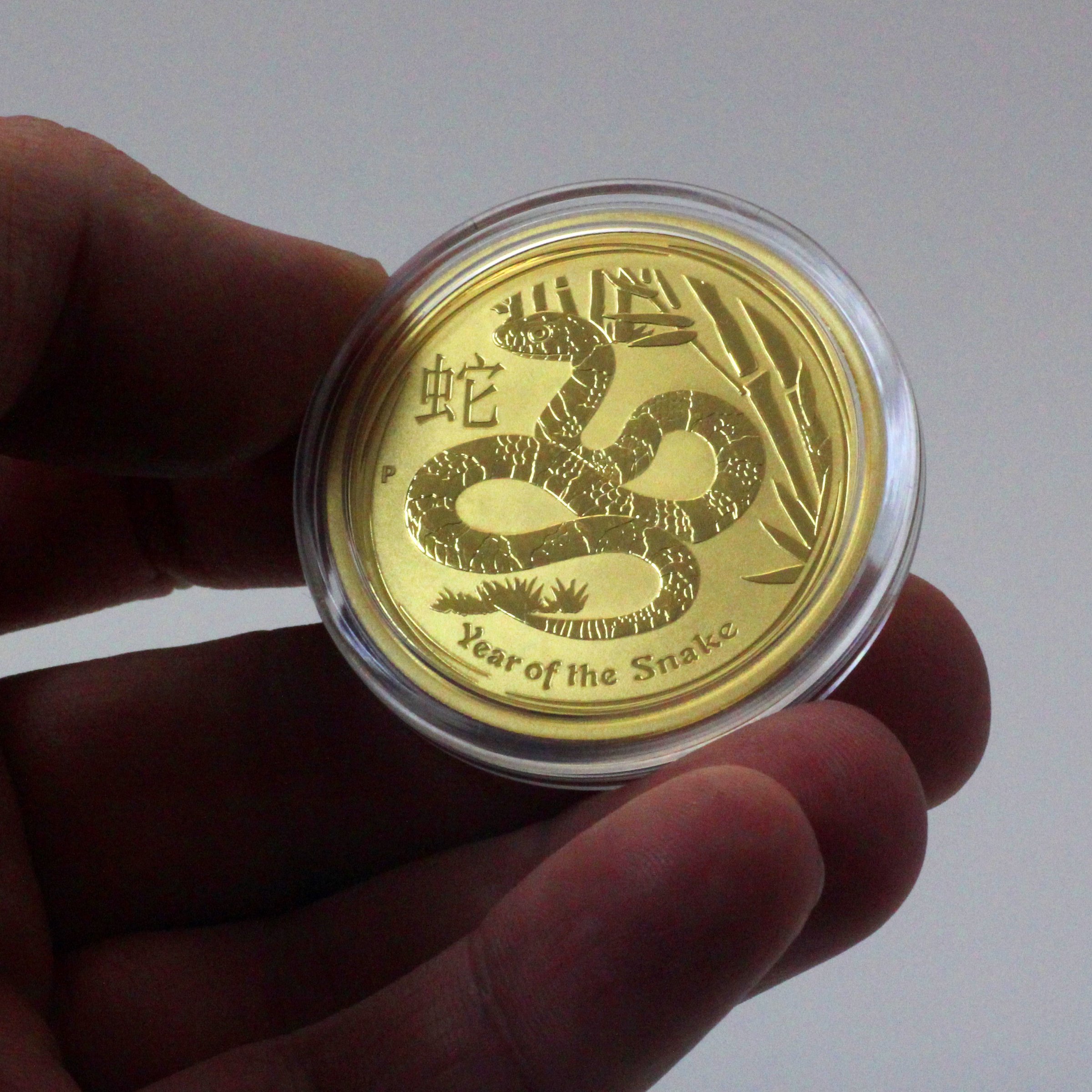 Goldmünze 1oz "Schlange" 2013 Lunar II – Year of the Snake (Australien) - Detailansicht 4