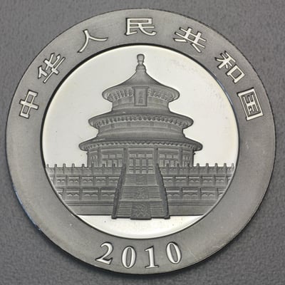 Silbermünze 1oz "Panda" 2010 (China) - Miniaturansicht 2