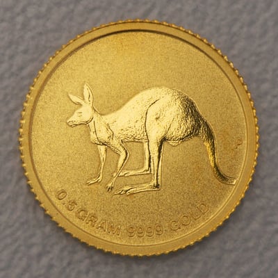 Goldmünze 0,5g "Mini Roo" 2019 Australian Kangaroo (Australien) - Miniaturansicht 1