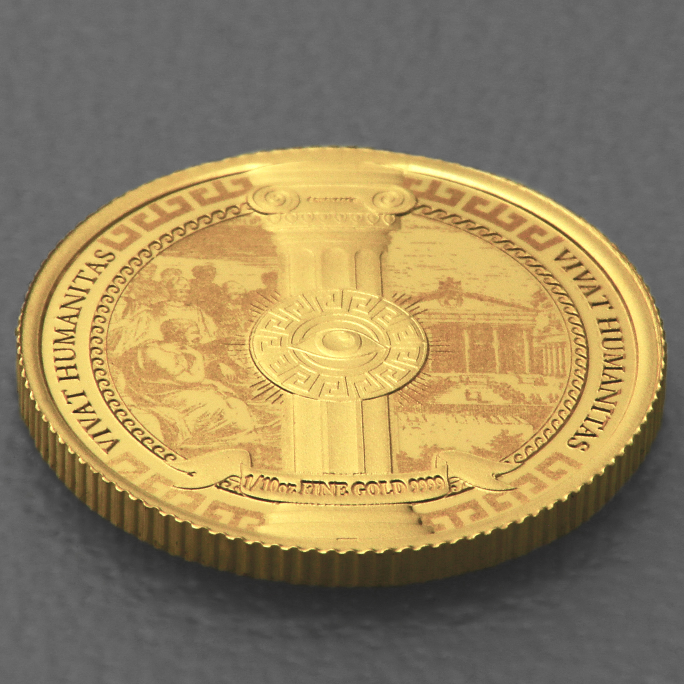 Goldmünze 1/10oz "Vivat Humanitas" 2023 (PL) (Niue) - Detailansicht 2