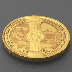 Goldmünze 1/10oz "Vivat Humanitas" 2023 (PL) (Niue) - Miniaturansicht 3