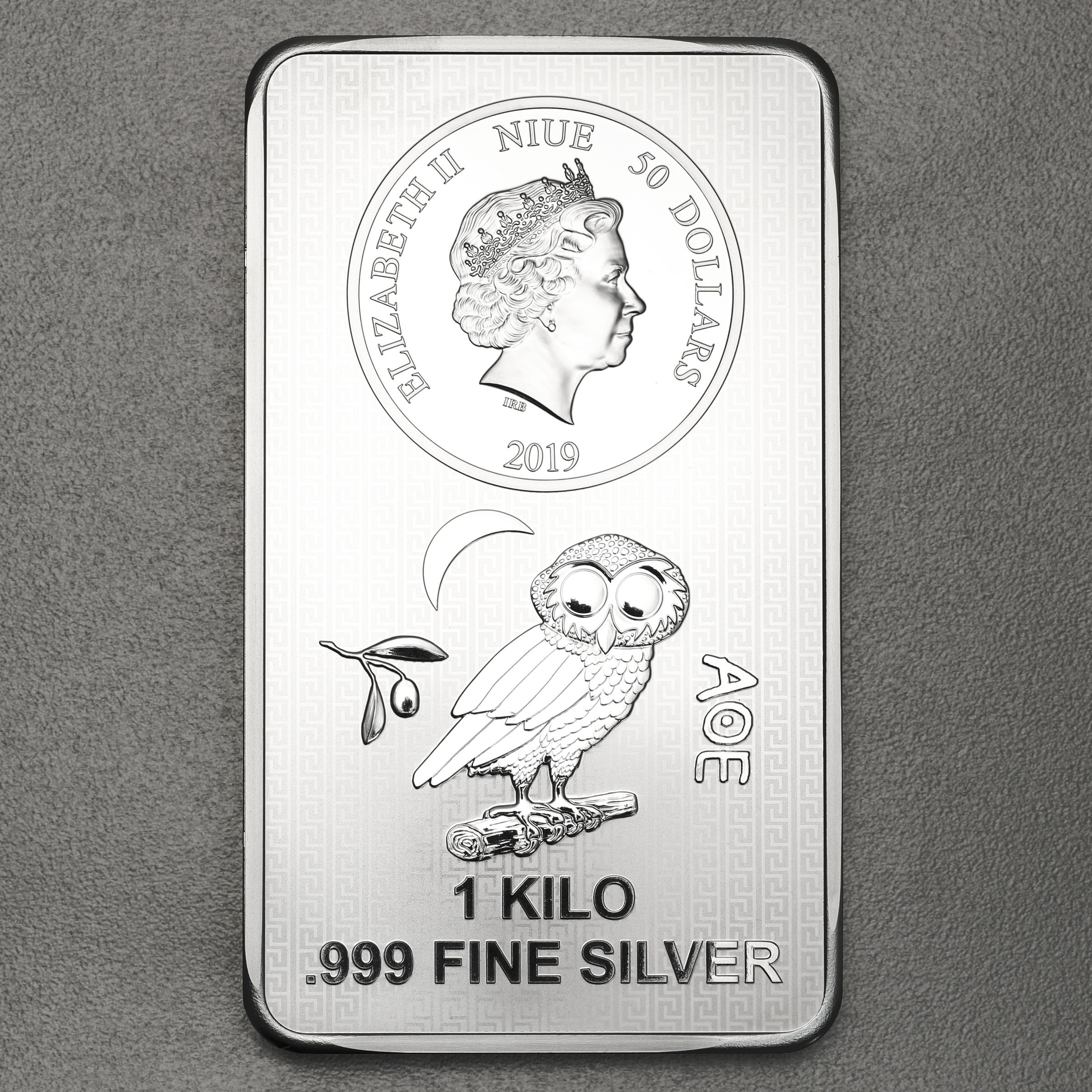 Münzbarren 1kg "Silber Eule" 2019 (Niue) - Hauptansicht