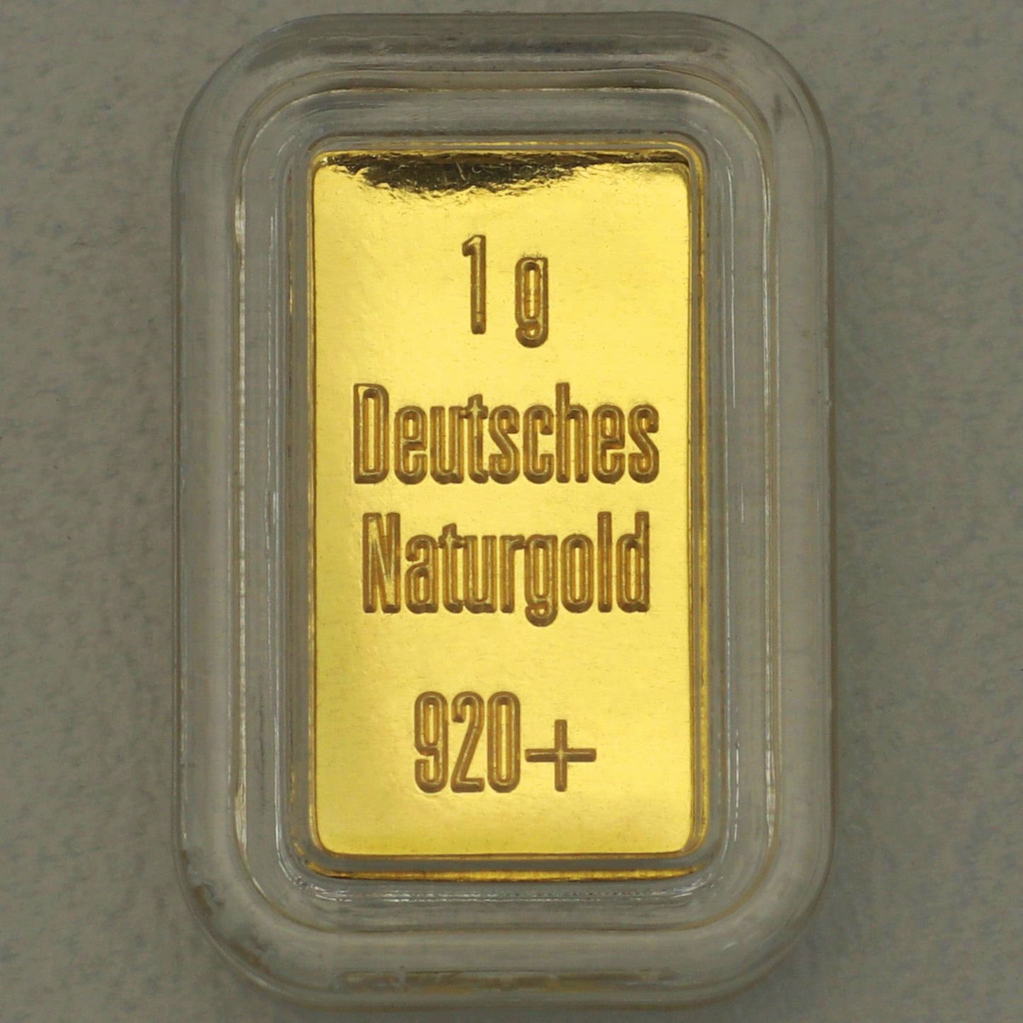 Rheingold-Set "Naturgoldflitter + Flussgoldbarren" - Detailansicht 3