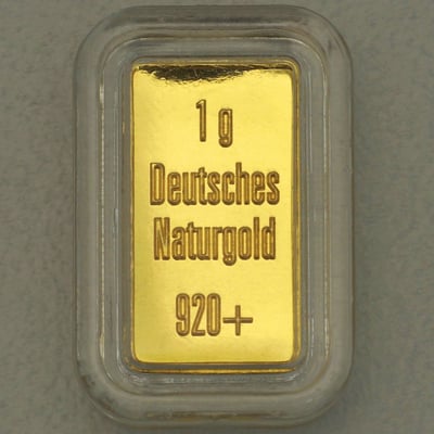 Rheingold-Set "Naturgoldflitter + Flussgoldbarren" - Miniaturansicht 4