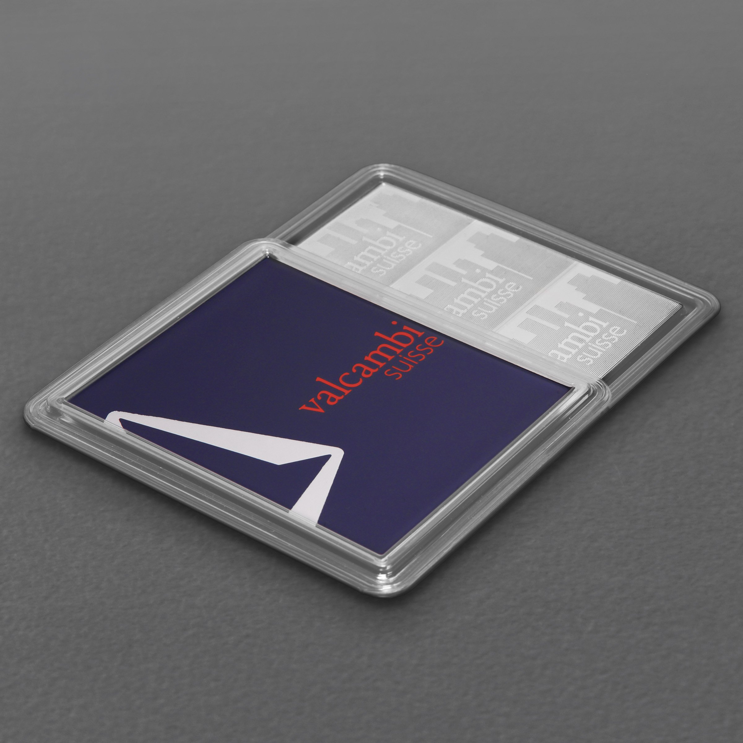 Silbertafel 3 x 1oz VALCAMBI "Skyline" CombiBar - Detailansicht 4