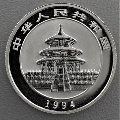 Silbermünze 1/2oz "Panda" 1994 (China) - Miniaturansicht 2