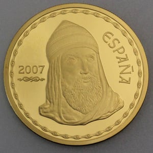 Goldmünze 200 Euro "Heldenepos" 2007 (Spanien) - Miniaturansicht 1