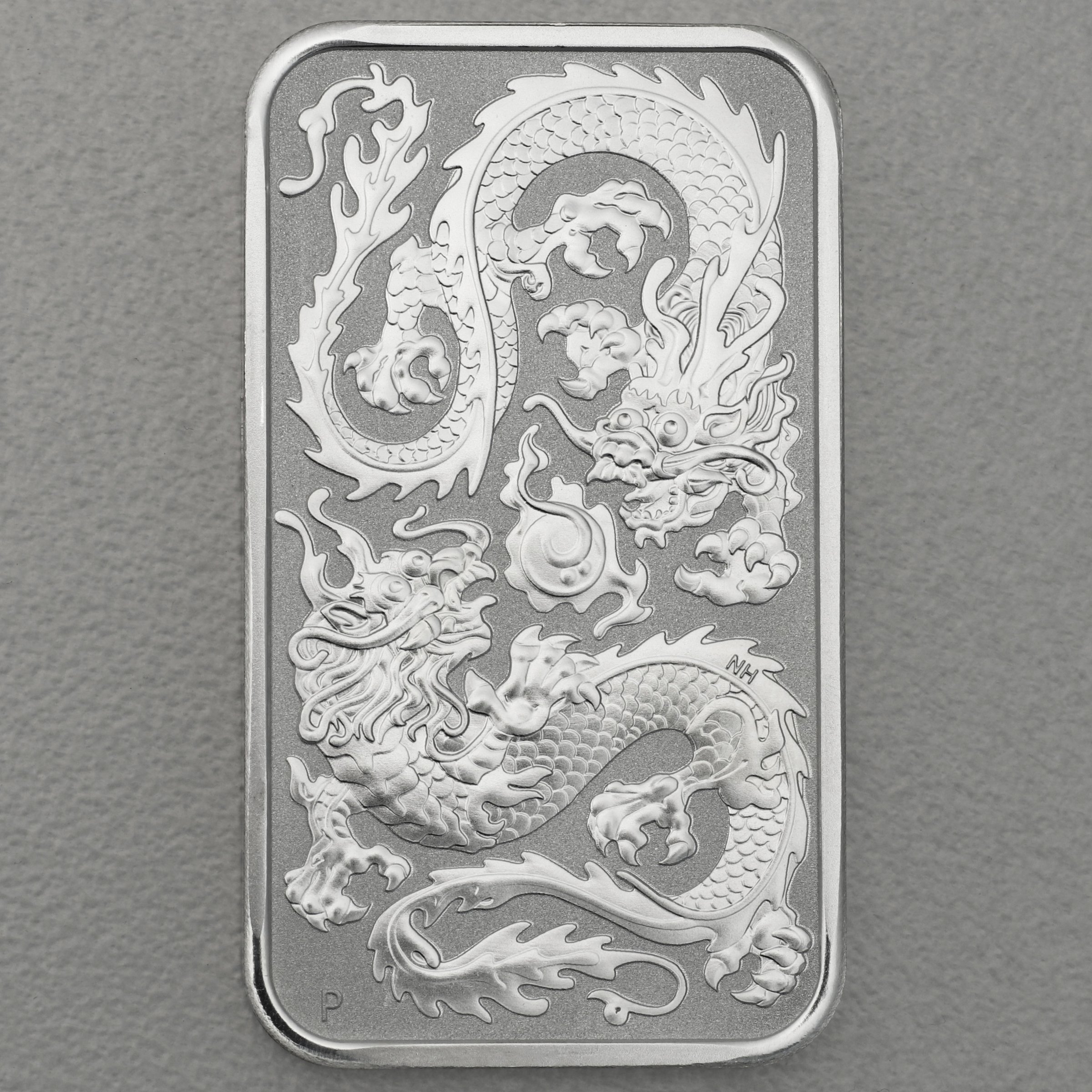 Silber Münzbarren 1oz "Rectangular Dragon" 2020 (Australien) - Hauptansicht