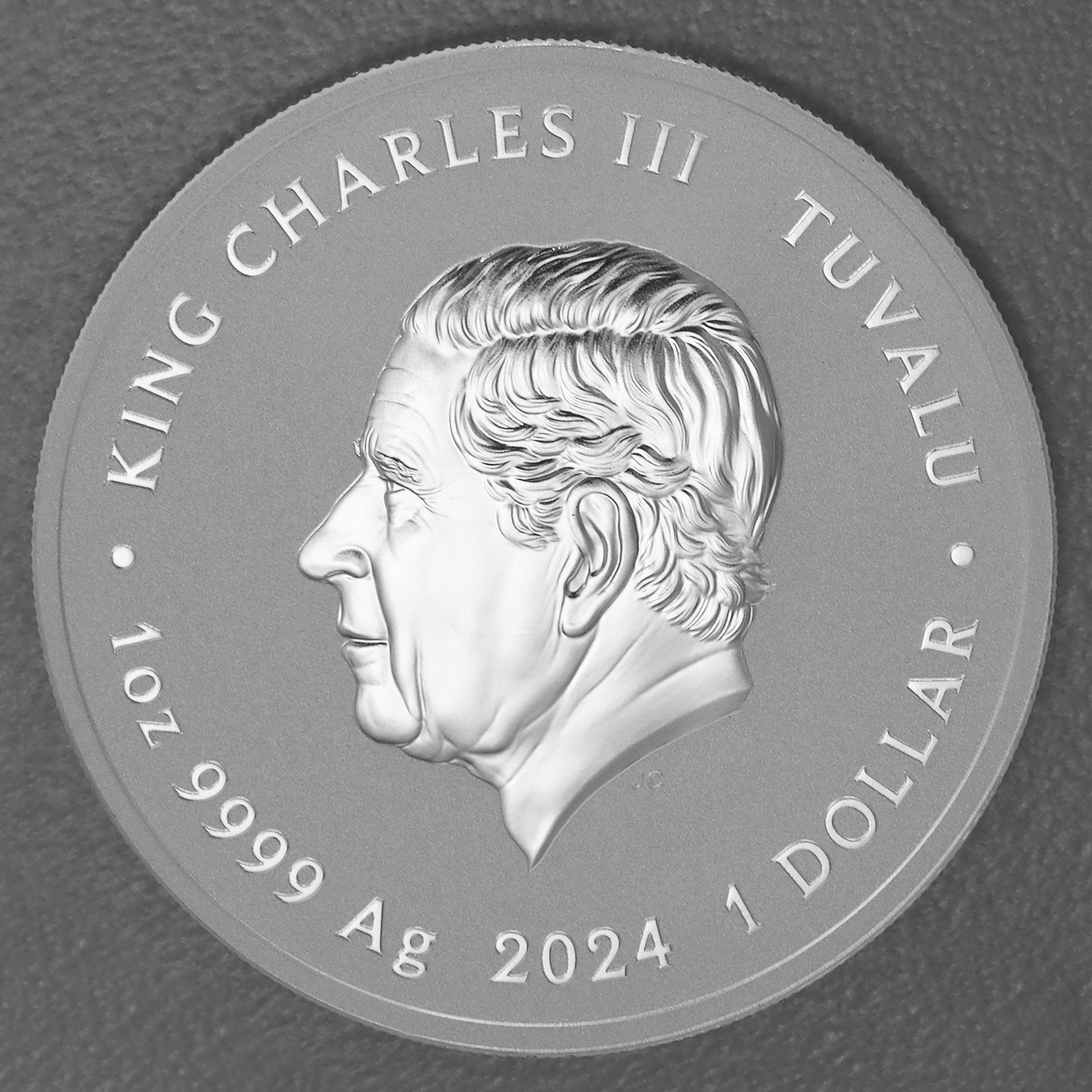 Silbermünze 1oz "Caritas Omnia Potest" 2024 Ottifanten – Rüsselfanten 19% (Tuvalu) - Detailansicht 1