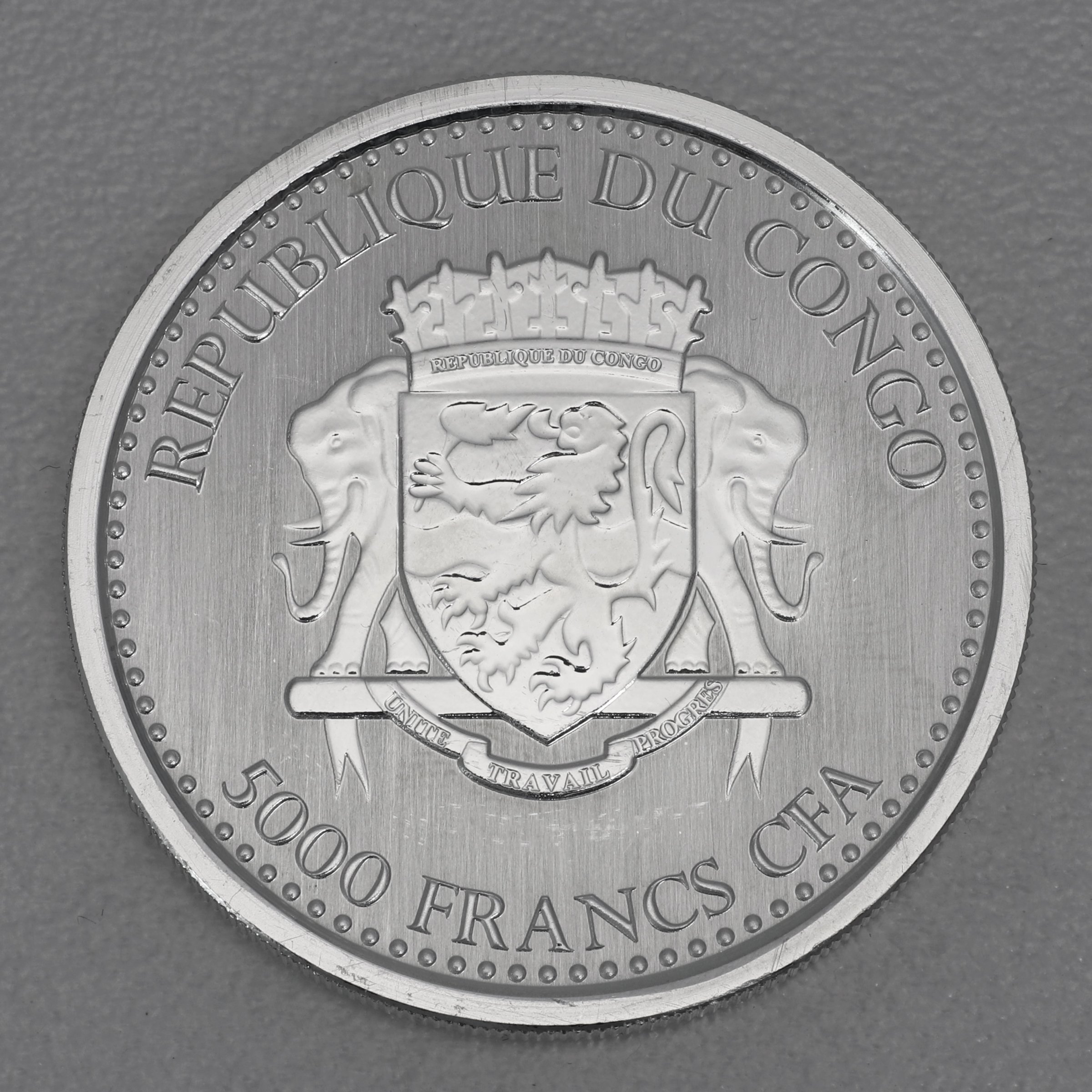 Silbermünze 1oz "Silberrücken Gorilla" 2017 (Kongo) - Detailansicht 1