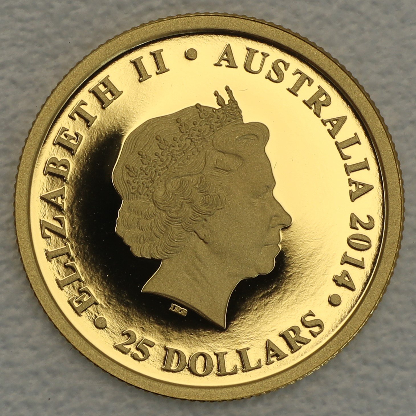 Goldmünze 1/4oz "Känguru" 2014 25. Jubiläum (Australien) - Detailansicht 1