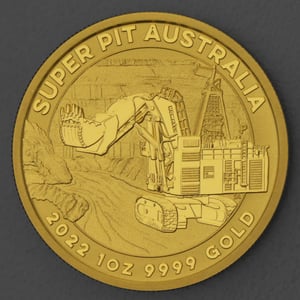 Goldmünze 1oz "Super Pit" 2022 (Australien) - Hauptansicht