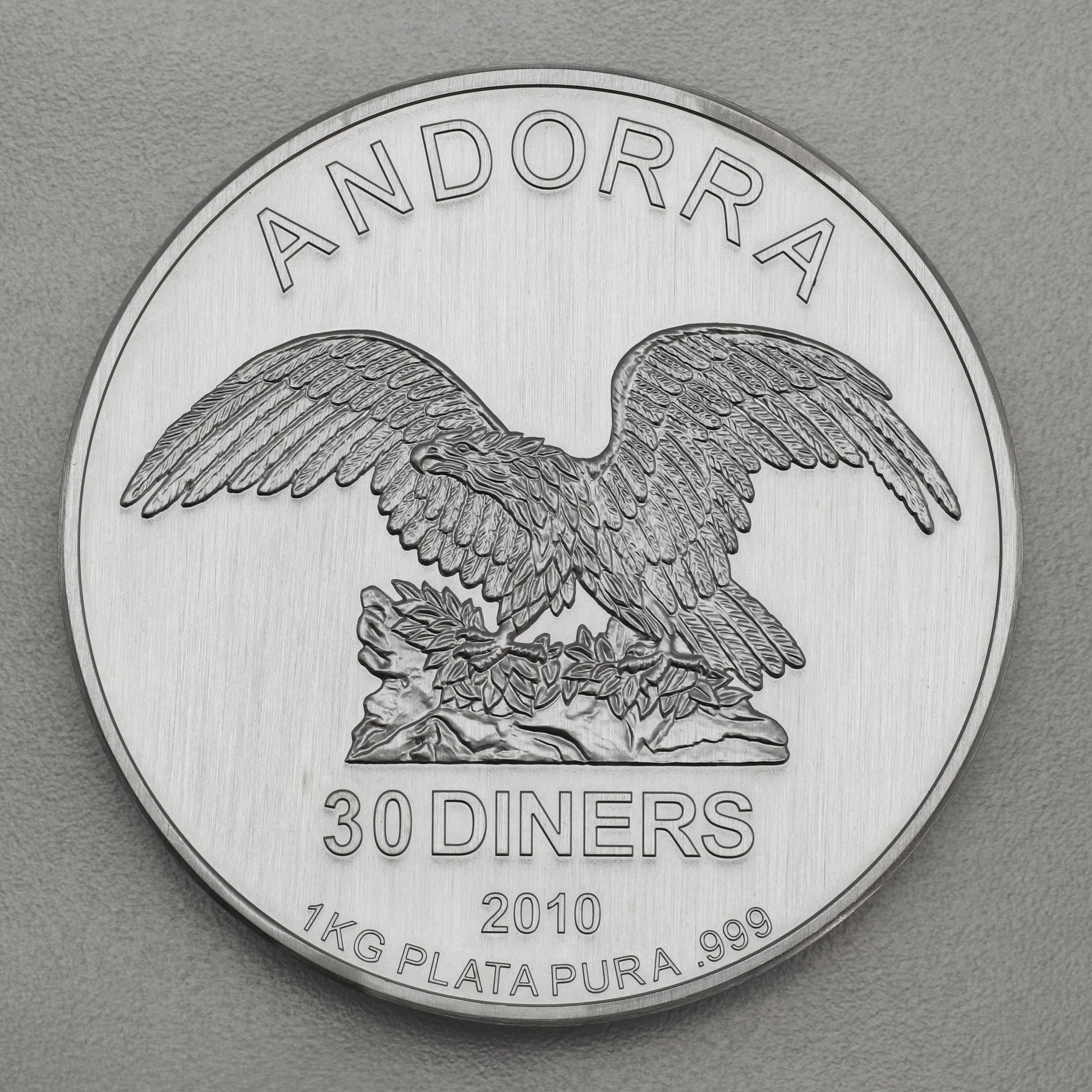 Silbermünze 1kg "Andorra Eagle" 2010 (Andorra) - Hauptansicht