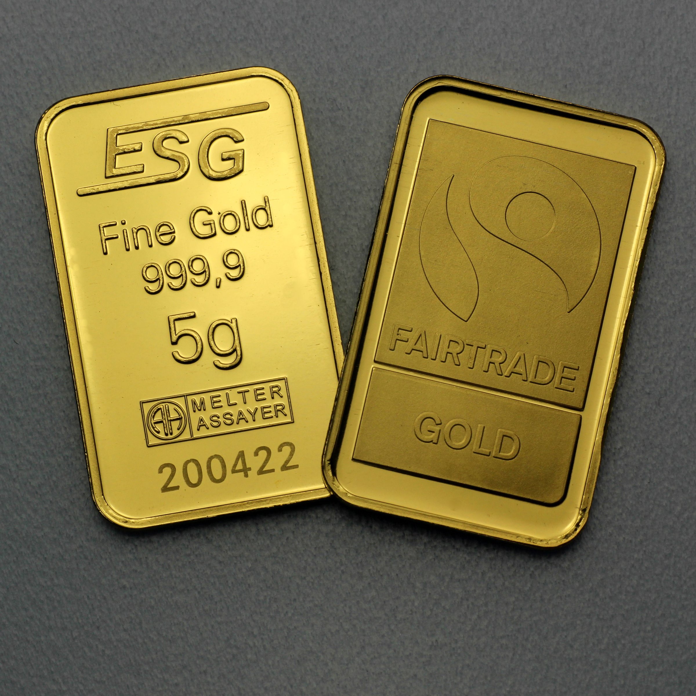 Goldbarren 5g "Fairtrade Gold" (999,9 Au), Blister - Detailansicht 4
