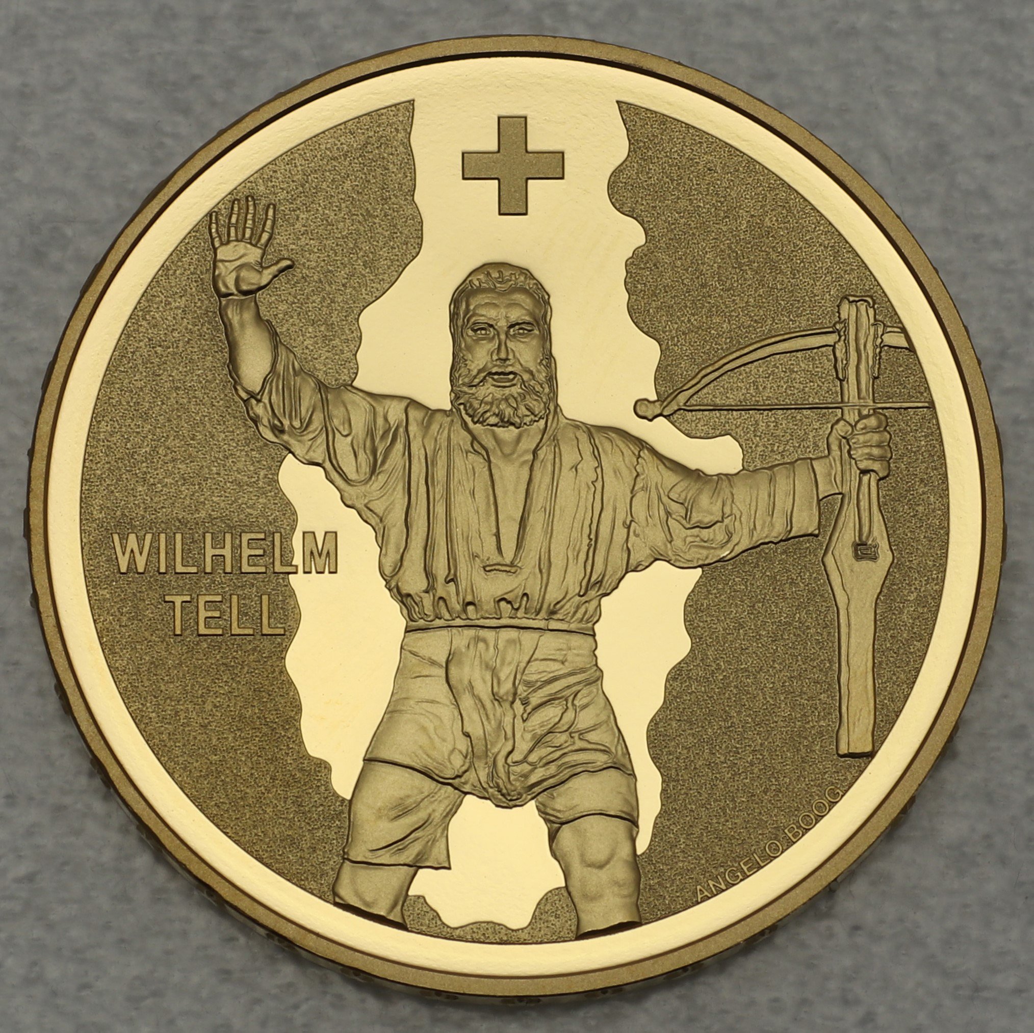 Goldmünze 50 Franken "Wilhelm Tell" 2018 (Schweiz) - Hauptansicht