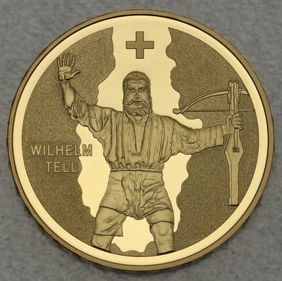 Goldmünze 50 Franken "Wilhelm Tell" 2018 (Schweiz) - Miniaturansicht 1