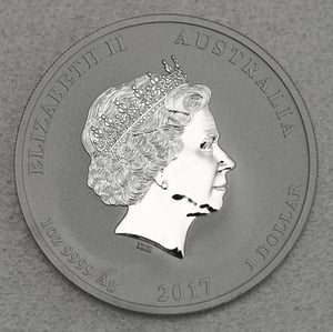 Silbermünze 1oz "Dragon & Phoenix" 2017 Chinese Myths & Legends (Australien) - Miniaturansicht 2