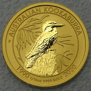 Goldmünze 1/10oz "Kookaburra" 2020 (Australien) - Hauptansicht