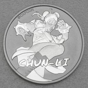 Silbermünze 1oz "Chun Li" 2022 Street Fighter diff. (Tuvalu) - Hauptansicht