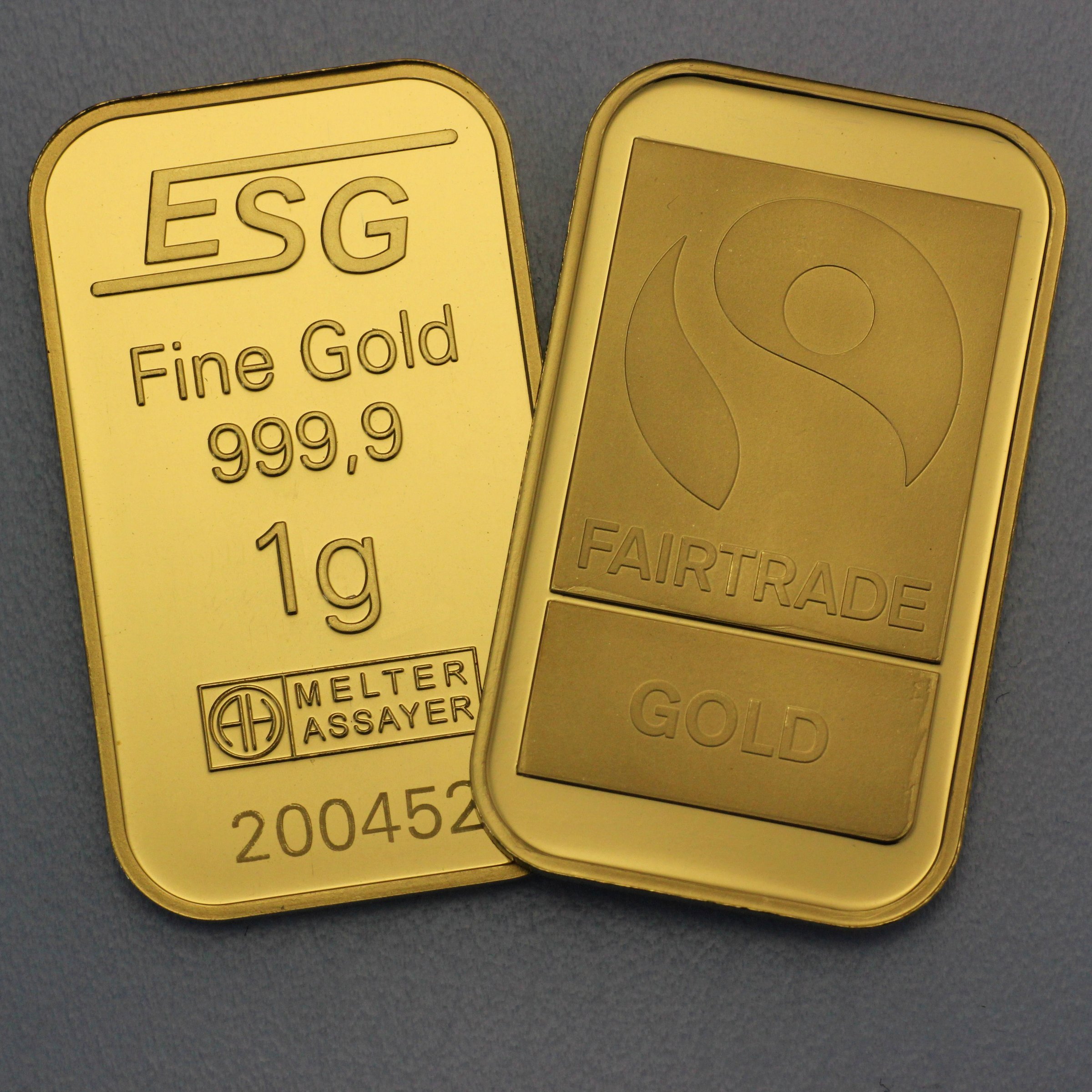 Goldbarren 1g "Fairtrade Gold" (999,9 Au), Blister - Detailansicht 4