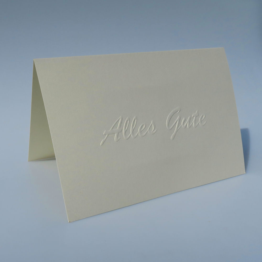 Geschenk-Karte "Alles Gute" mit goldenem Umschlag - Detailansicht 7