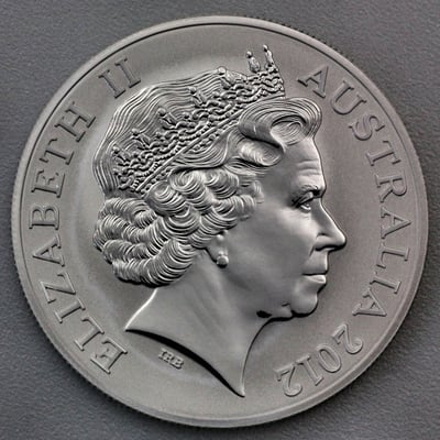 Silbermünze 1oz "Känguru" 2012 Royal Australian Mint (Australien) - Miniaturansicht 2