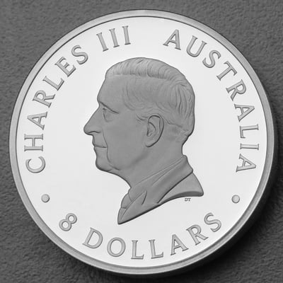 Silbermünze 5oz "Kookaburra" 2024 (PP/HR/incused) 19% (Australien) - Miniaturansicht 2