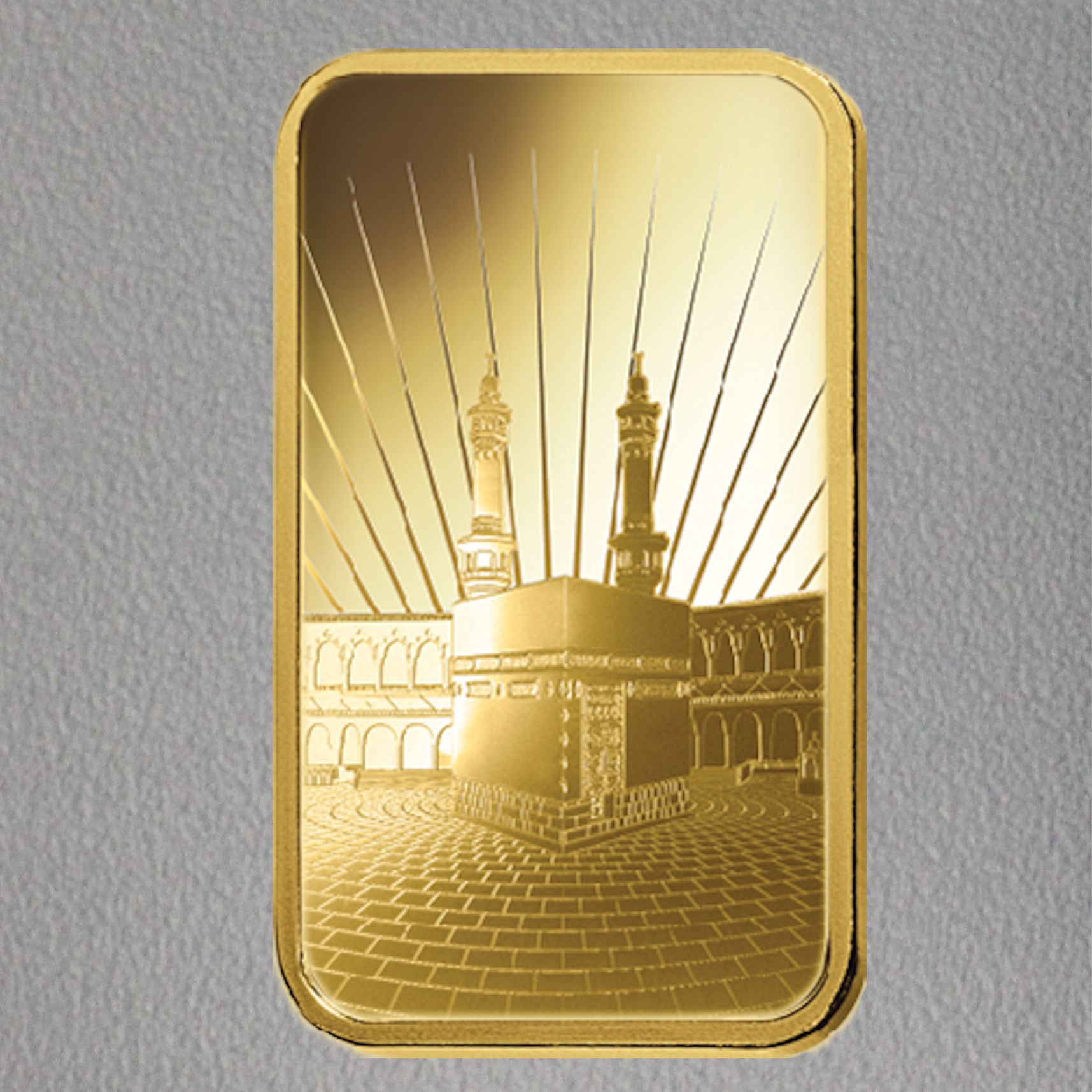 Goldbarren 5g PAMP "Mekka - Ka Bah" - Detailansicht 2