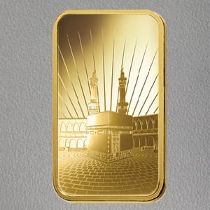 Goldbarren 5g PAMP "Mekka - Ka Bah" - Miniaturansicht 3