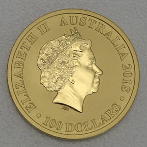 Goldmünze 1oz "Bird of Paradise" 2018 Victoria s Riflebird (Australien) - Miniaturansicht 2