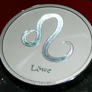 Silbermedaille 1oz "Sternzeichen Löwe" Gravurmedaille - Miniaturansicht 6