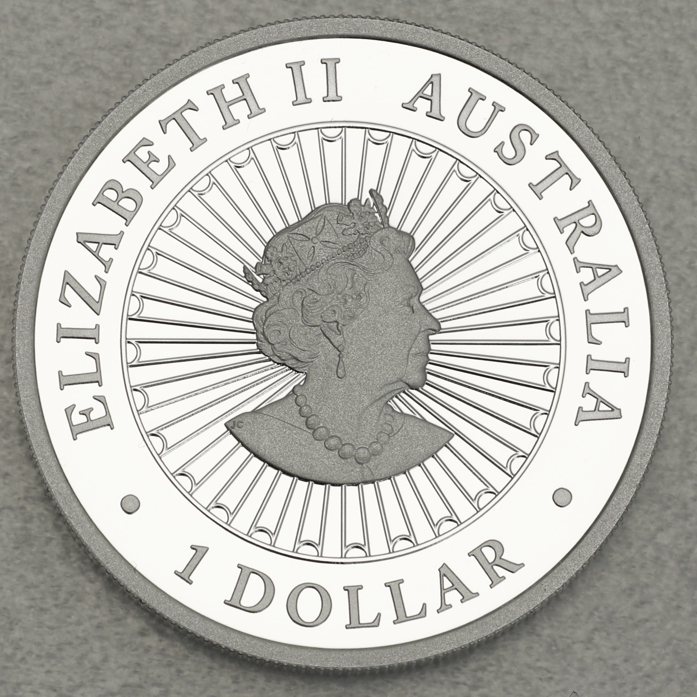 Silbermünze 1oz "Ochse" 2021 (PP) Opal Lunar – Year of the Ox (Australien) - Detailansicht 1