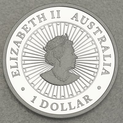 Silbermünze 1oz "Ochse" 2021 (PP) Opal Lunar – Year of the Ox (Australien) - Miniaturansicht 2