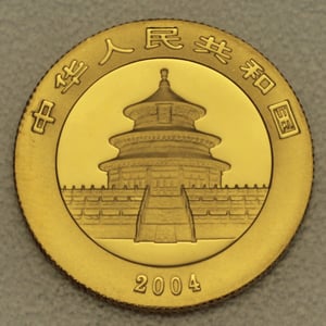 Goldmünze 1/4oz "Panda" 2004 (China) - Miniaturansicht 2