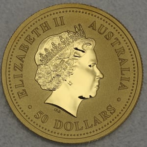 Goldmünze 1/2oz "Känguru" 1999 Australian Nugget (Australien) - Miniaturansicht 2