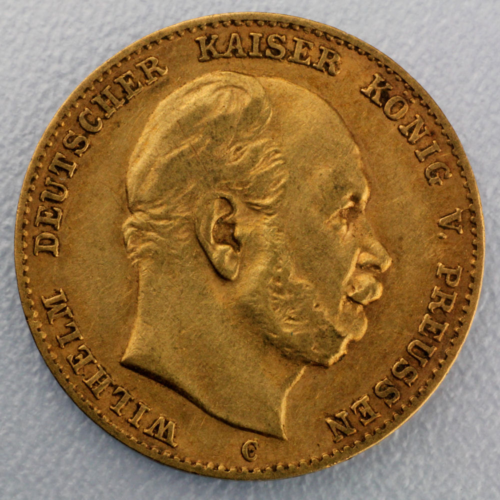 Goldmünze 10 Mark "Wilhelm I." (Preußen) - Hauptansicht