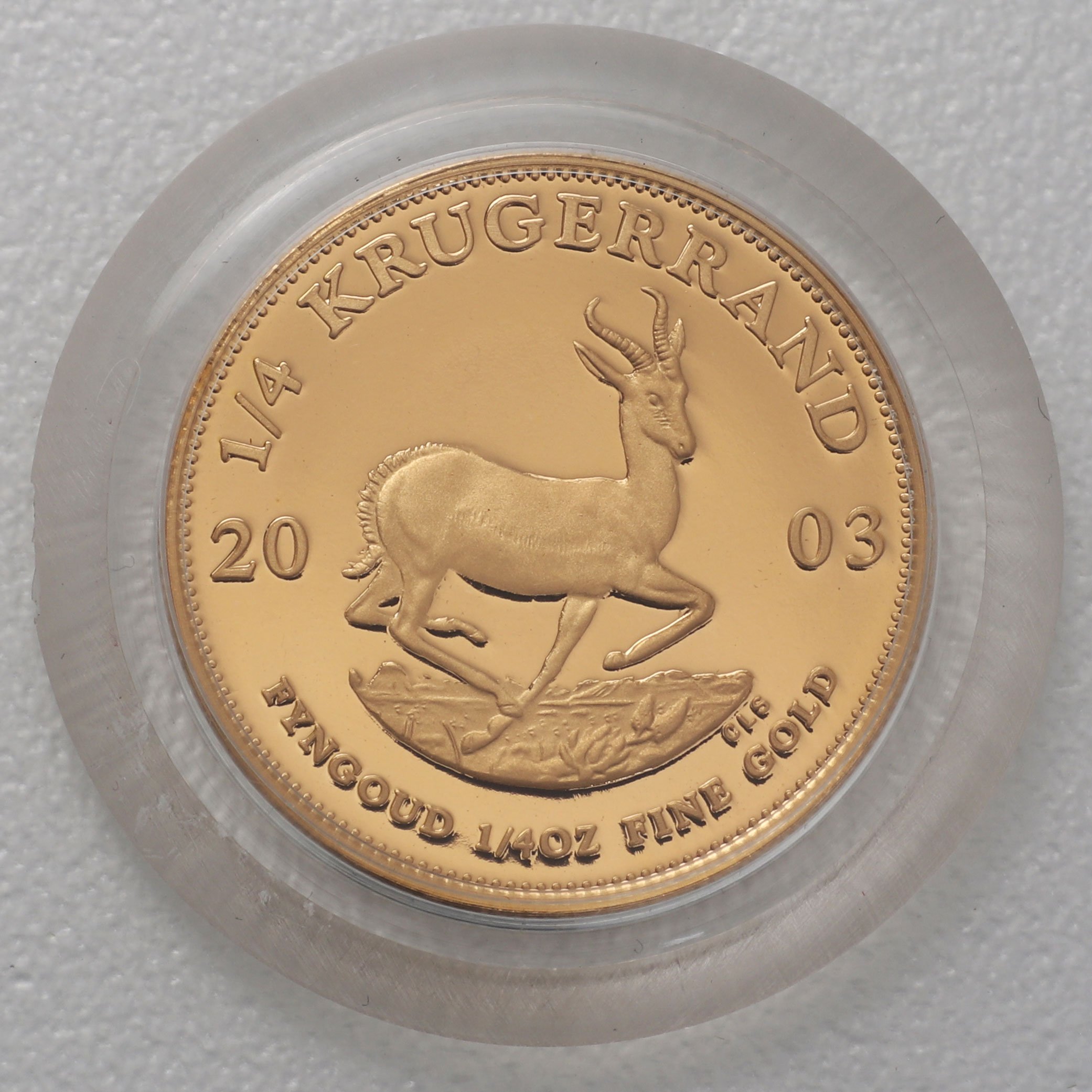 Goldmünzen 4 x "Krügerrand" 2003 (PP) Prestige Set – 4-teilig (Südafrika) - Detailansicht 6