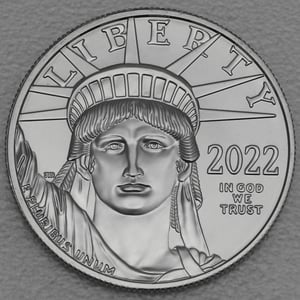 Platinmünze 1oz "American Eagle" (Pt) 19% (USA) - Miniaturansicht 6