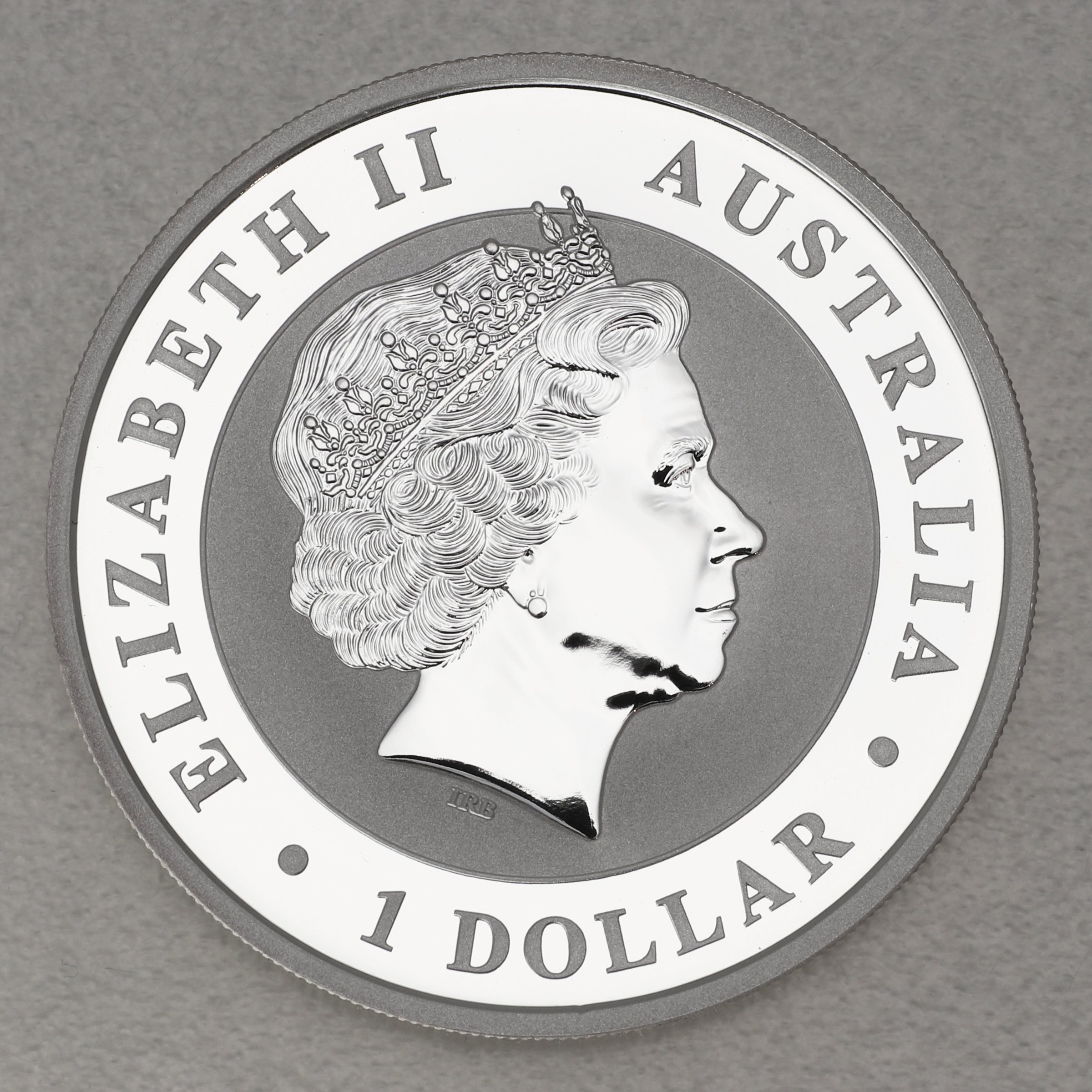 Silbermünze 1oz "Kookaburra" 2016 (koloriert) World Money Fair Berlin (Australien) - Detailansicht 1