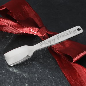 Gourmet-Löffel "Happy Holidays" Sterling-Silber - Miniaturansicht 5