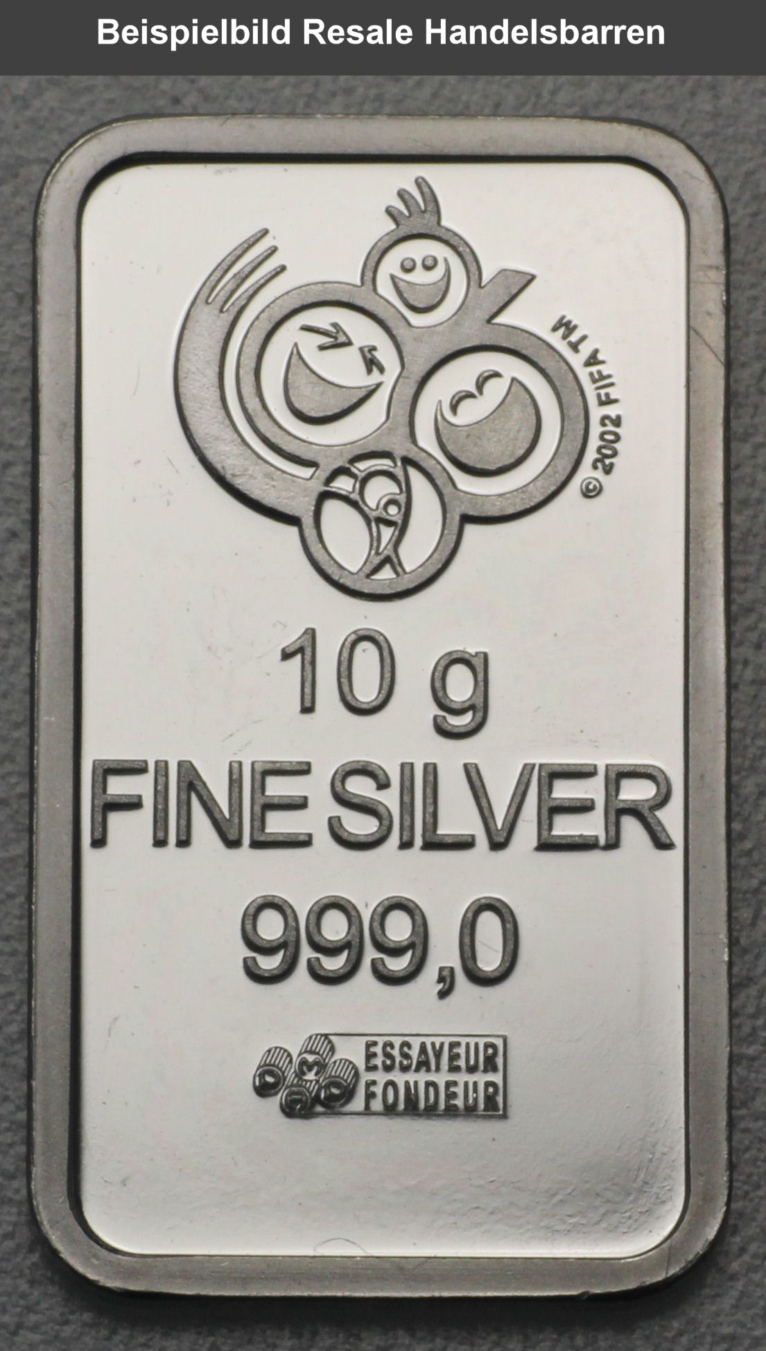 Silberbarren 10g (Resale) - Detailansicht 1