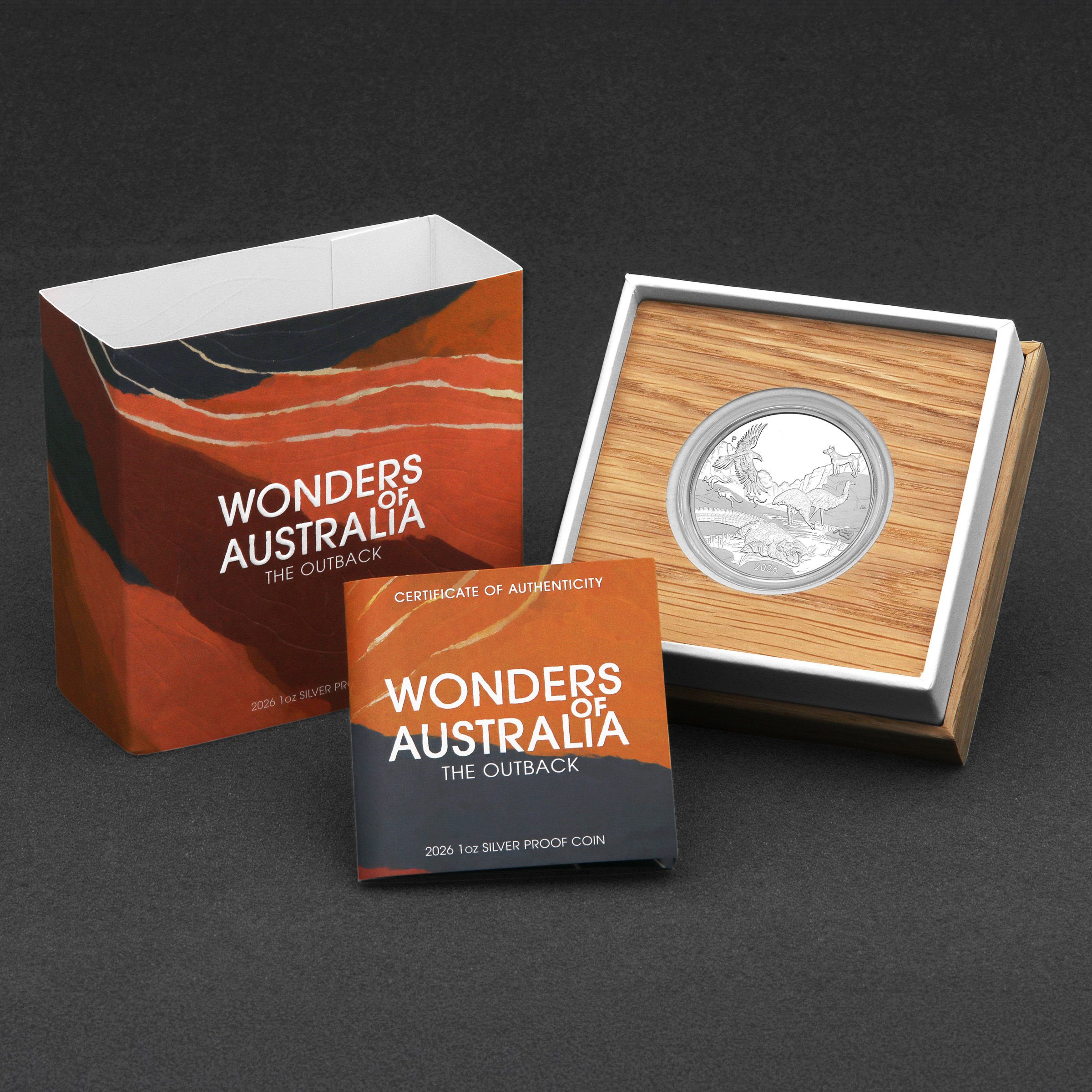 Silbermünze 1oz "The Outback" 2026 (PP) Wonders of Australia (Australien) - Detailansicht 4