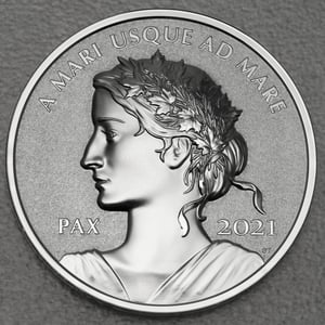 Silbermünze 1 Dollar "Peace Dollar" 2021 (UHR) (Kanada) - Hauptansicht