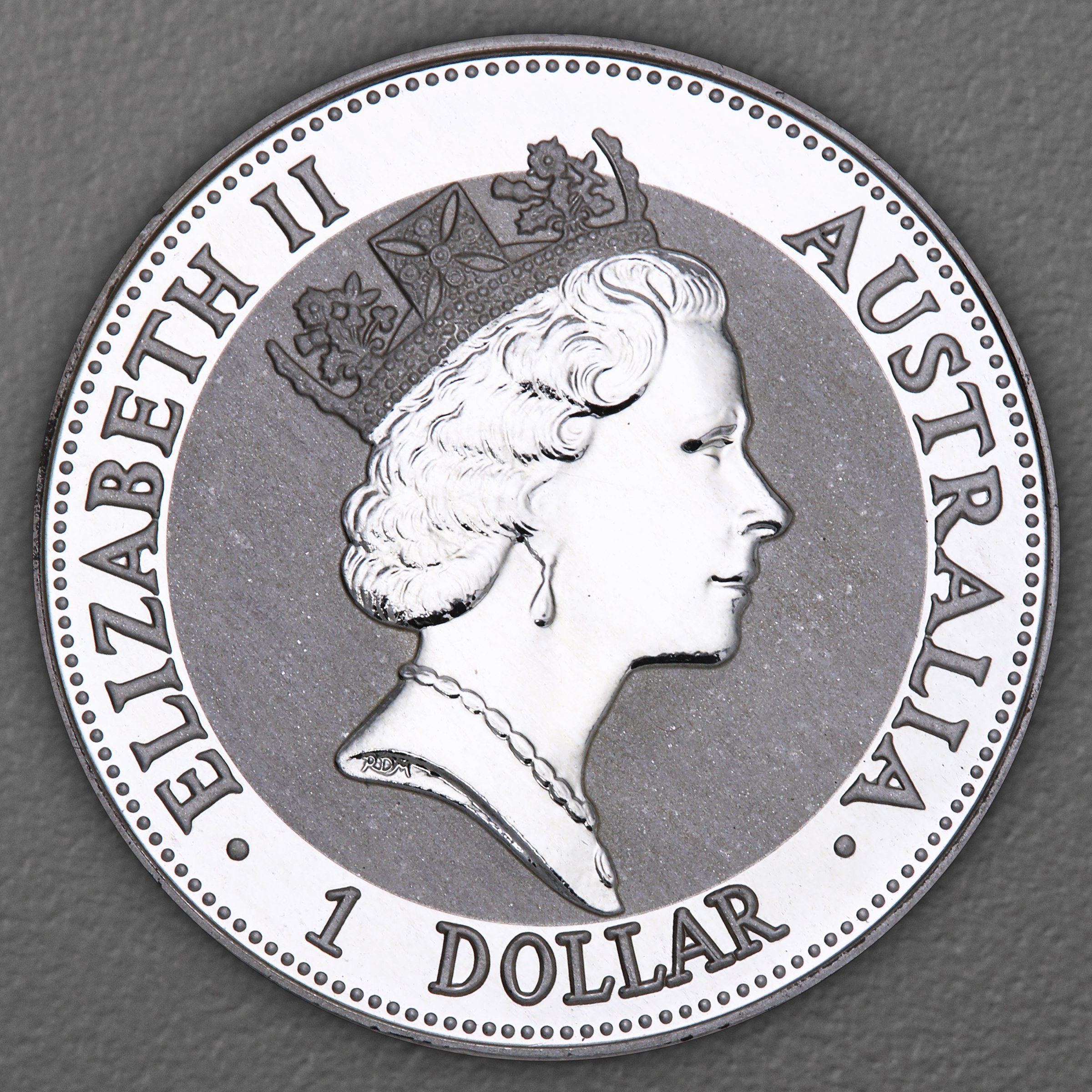 Silbermünze 1oz "Kookaburra" 1992 (Australien) - Detailansicht 1