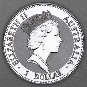 Silbermünze 1oz "Kookaburra" 1992 (Australien) - Miniaturansicht 2