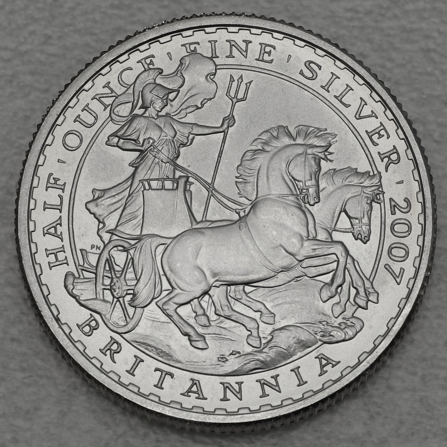 Silbermünzen 6 x 1/2oz "Britannia" 2007 (Satin PP) 20th Anniversary Set – 6-teilig (Großbritannien) - Detailansicht 5