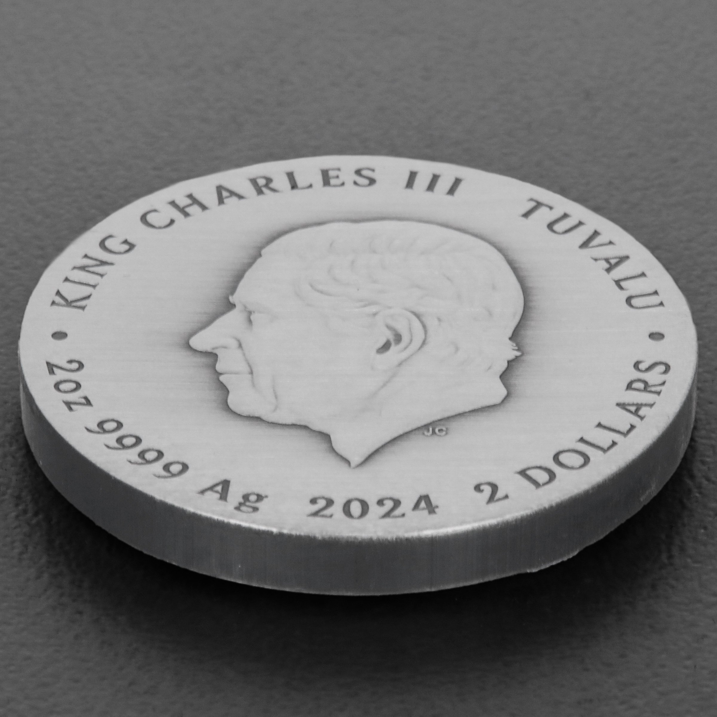 Silbermünze 2oz "Teenage Mutant Ninja Turtles™" 2024 (AF/HR/koloriert) 40th Anniversary (Tuvalu) - Detailansicht 3