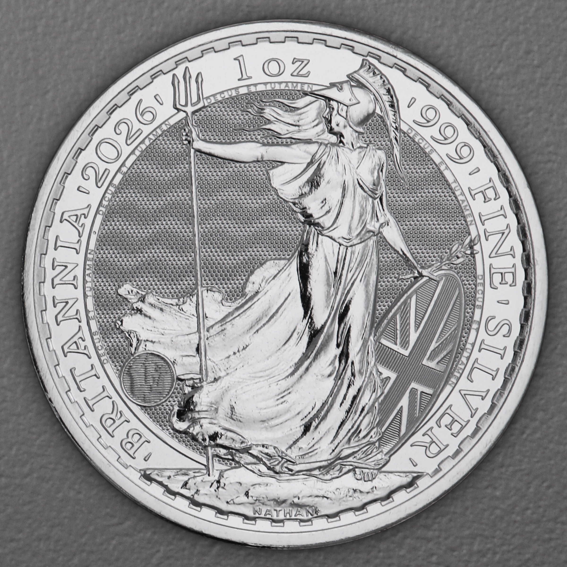 Silbermünze 500 x 1oz "Britannia" aktueller Jahrgang Masterbox 19% (Großbritannien) - Detailansicht 1