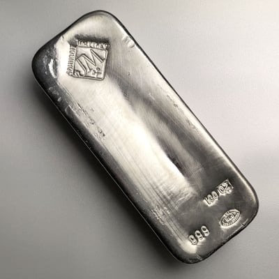 Silberbarren 100oz (Resale) - Miniaturansicht 2